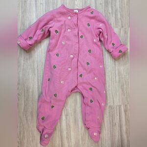 Baby GAP Pink Christmas Sleeper